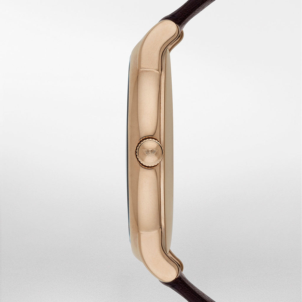 Emporio Armani Luigi Classic Brown Dial Brown Leather Strap Watch For Men - AR2503 Buy Now By Emporio Armani