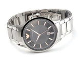 Emporio Armani Renato Quartz Grey Dial Silver Steel Strap Watch For Men - AR2514 Buy Now By Emporio Armani