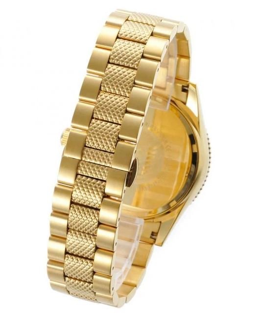 Emporio Armani Chronograph Black Dial Gold Steel Strap Watch For Men - AR5857 Buy Now By Emporio Armani