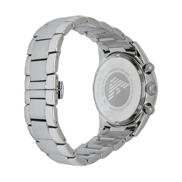 Emporio Armani Sportivo Chronograph Silver Dial Silver Steel Strap Watch For Men - AR5963 Buy Now By Emporio Armani