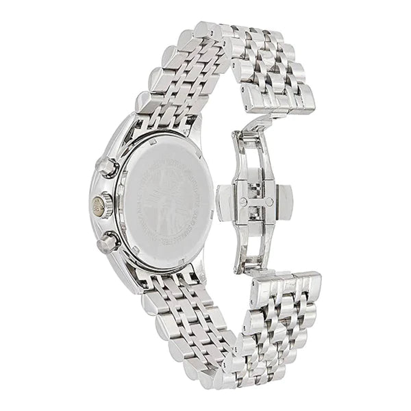 Emporio Armani Sportivo Chronograph Black Dial Silver Steel Strap Watch For Men - AR5984 Buy Now By Emporio Armani