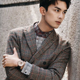 Emporio Armani Luigi Automatic Silver Dial Black Leather Strap Watch For Men - AR60013 Buy Now By Emporio Armani