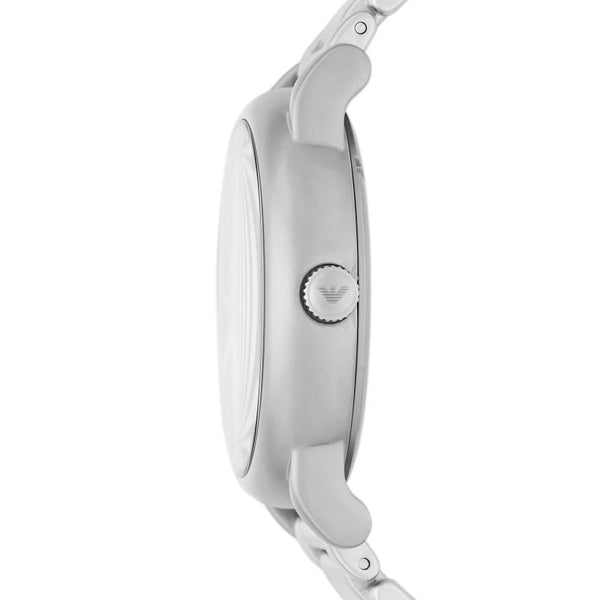 Emporio Armani Meccanico Automatic Skeleton Black Dial Silver Steel Strap Watch For Men - AR60021 Buy Now By Emporio Armani