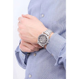 Emporio Armani Meccanico Automatic Skeleton Black Dial Silver Steel Strap Watch For Men - AR60021 Buy Now By Emporio Armani