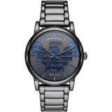 Emporio Armani Meccanico Automatic Grey Dial Grey Steel Strap Watch For Men - AR60029 Buy Now By Emporio Armani