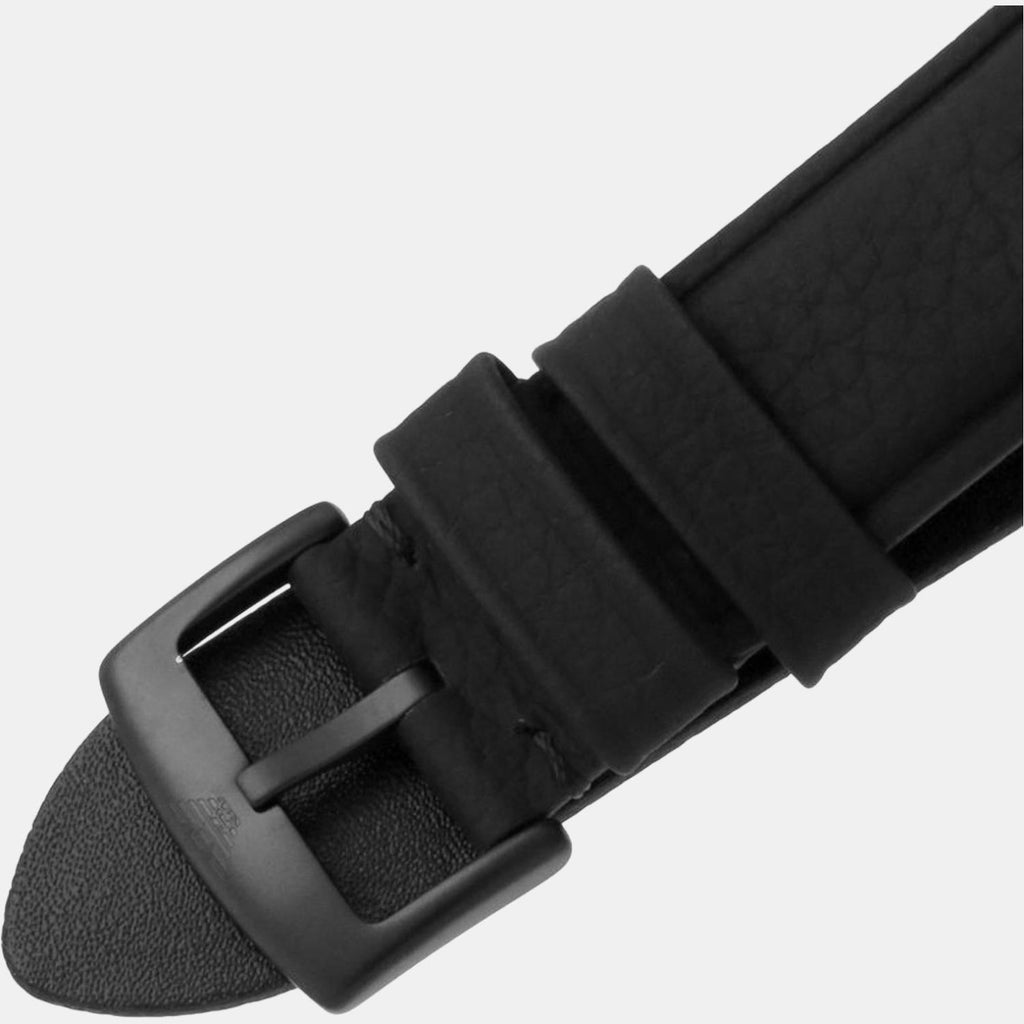 Emporio Armani Meccanico Quartz Black Dial Black Leather Strap Watch For Men - AR60032 Buy Now By Emporio Armani