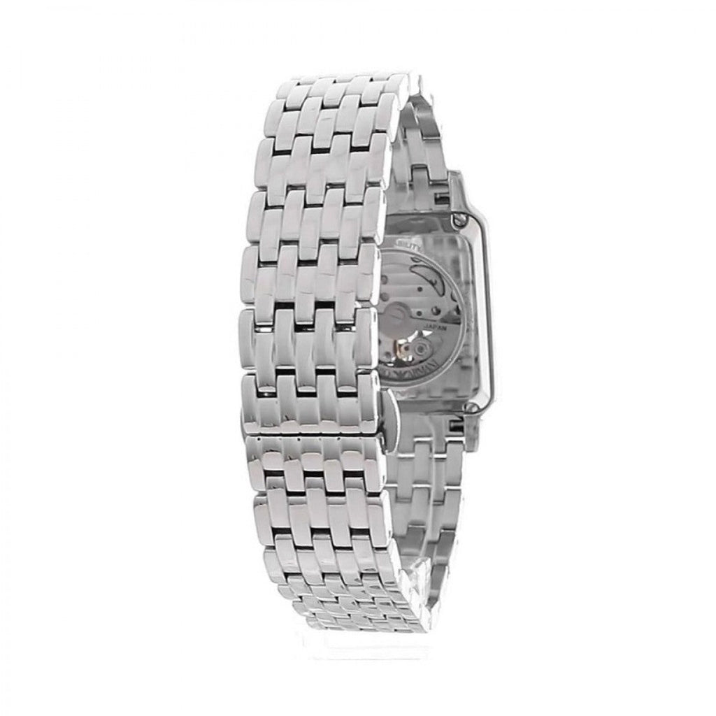Emporio Armani Meccanico Automatic Green Dial Silver Steel Strap Watch For Men - AR60067 Buy Now By Emporio Armani
