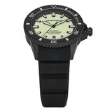 Emporio Armani Sea Explorer Automatic Yellow Dial Black Silicone Strap Watch For Men - AR60085 Buy Now By Emporio Armani