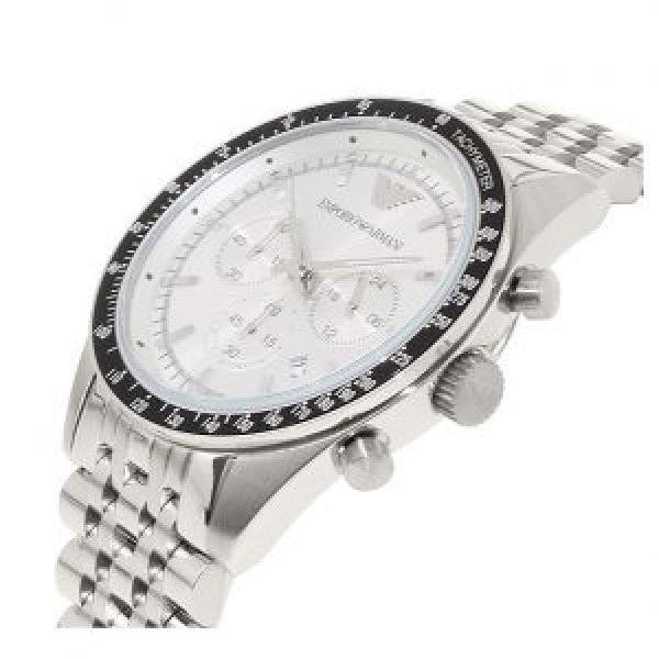 Emporio Armani Sportivo Chronograph Silver Dial Silver Steel Strap Watch For Men - AR6073 Buy Now By Emporio Armani