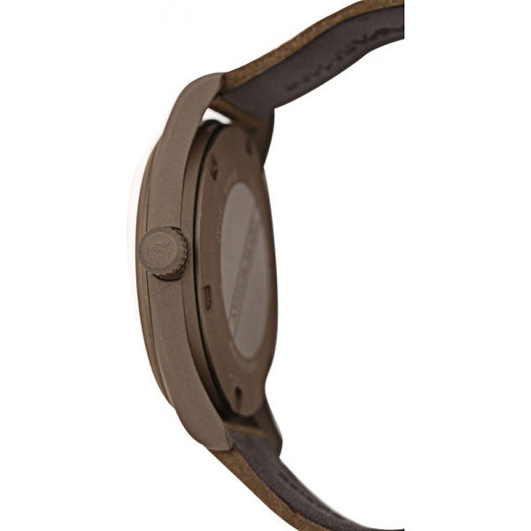 Emporio Armani Sportivo Quartz Silver Dial Brown Leather Strap Watch For Men - AR6079 Buy Now By Emporio Armani