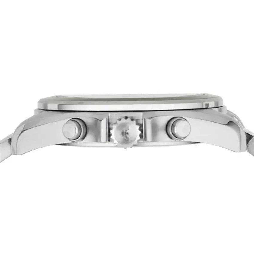 Emporio Armani Sportivo Chronograph Blue Dial Silver Steel Strap Watch For Men - AR6090 Buy Now By Emporio Armani