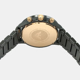 Emporio Armani Mario Ceramic Chronograph Black Dial Black Steel Strap Watch For Men - AR70002 Buy Now By Emporio Armani