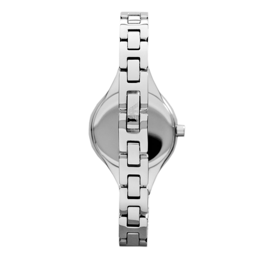 Emporio Armani Classic Quartz Black Dial Silver Steel Strap Watch For Women - AR7328 Buy Now By Emporio Armani