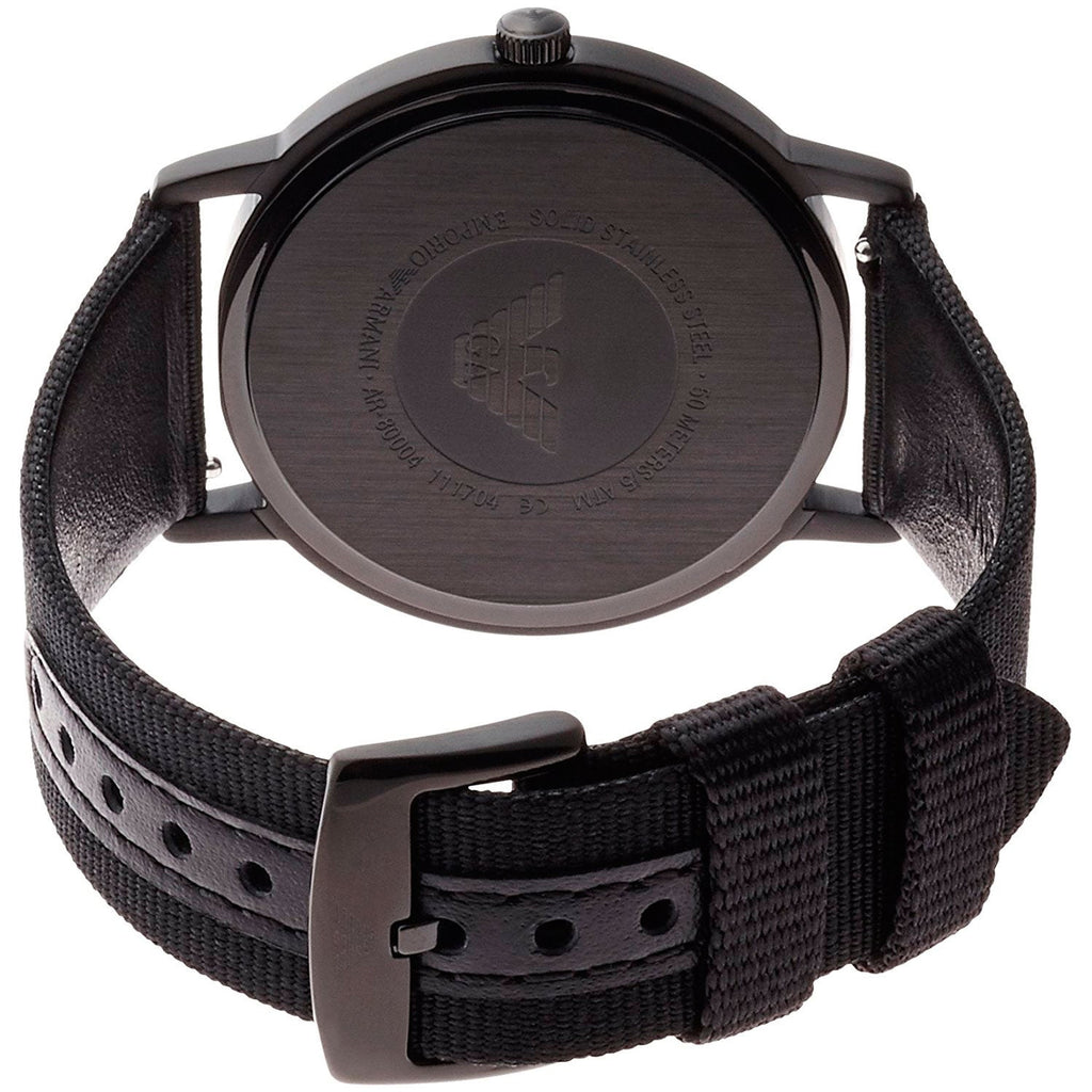 Emporio Armani Kappa Analog White Dial Two Tone Nylon Strap Watch For Men - AR80004 Buy Now By Emporio Armani