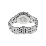 Emporio Armani Gianni Chronograph Black Dial Silver Steel Strap Watch For Men - AR80009 Buy Now By Emporio Armani