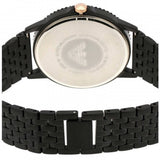 Emporio Armani Interchangeable Black Dial Black Steel Strap Watch For Men - AR80021 Buy Now By Emporio Armani