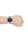 Hugo Boss Companion Blue Dial Silver Steel Strap Watch for Men - 1513653 Buy Now By Hugo Boss