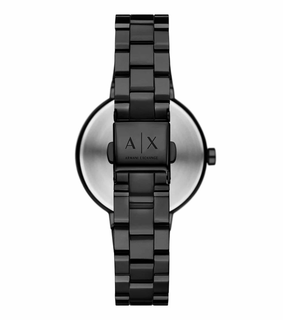 Armani Exchange Cayde Analog Black Dial Black Steel Strap Watch For Men - AX2701 Buy Now By Armani Exchange