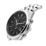 Citizen Eco Drive Chronograph Black Dial Silver Steel Strap Watch For Men - AT2140-55E Buy Now By Citizen