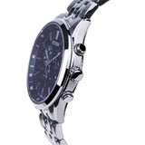 Citizen Eco Drive Chronograph Blue Dial Silver Steel Strap Watch For Men - AT2140-55L Buy Now By Citizen