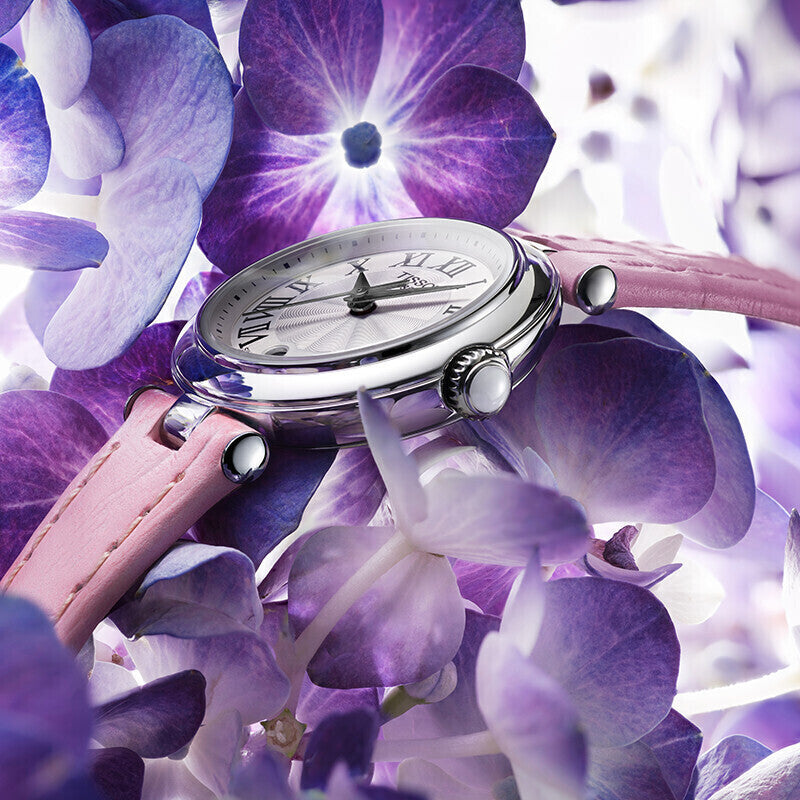 Tissot Bellissima Small Lady Silver Dial Pink Leather Strap Watch For Women - T126.010.16.013.01 Buy Now By Tissot