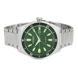 Citizen Eco Drive Vintage Green Dial Silver Steel Strap Watch For Men - AW1598-70X Buy Now By Citizen