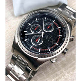 Armani Exchange The Driver Chronograph Black Dial Silver Steel Strap Watch For Men - AX1612 Buy Now By Armani Exchange