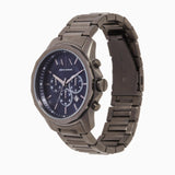 Armani Exchange Banks Chronograph Blue Dial Grey Steel Strap Watch For Men - AX1731 Buy Now By Armani Exchange