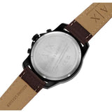 Armani Exchange Outerbanks Chronograph Black Dial Brown Leather Strap Watch For Men - AX1732 Buy Now By Armani Exchange