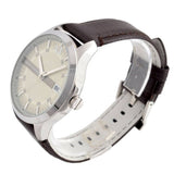 Armani Exchange Whitman Silver Dial Brown Leather Strap Watch For Men - AX2100 Buy Now By Armani Exchange