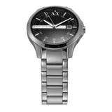 Armani Exchange Hampton Chronograph Black Dial Silver Steel Strap Watch For Men - AX2103 Buy Now By Armani Exchange