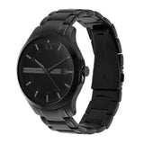 Armani Exchange Hampton Chronograph Black Dial Black Steel Strap Watch For Men - AX2104 Buy Now By Armani Exchange
