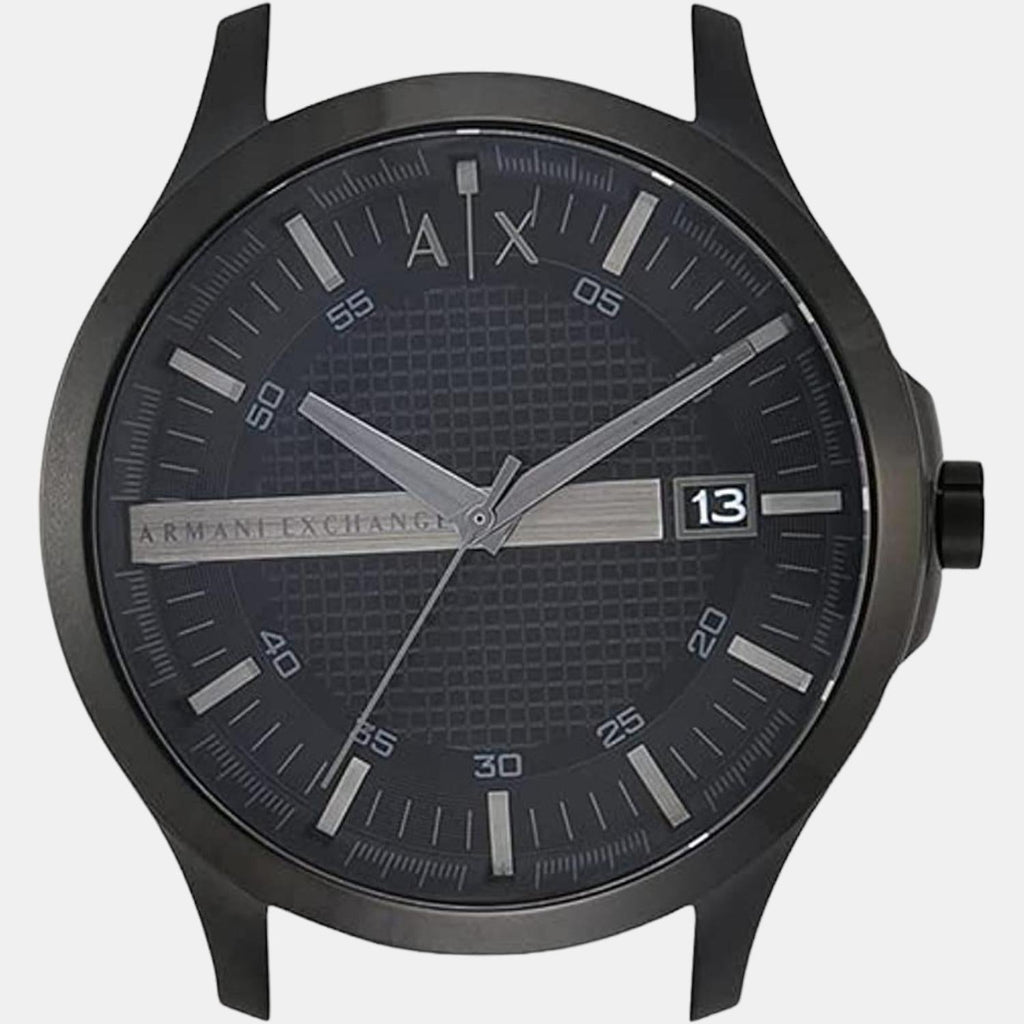 Armani Exchange Hampton Chronograph Black Dial Black Steel Strap Watch For Men - AX2104 Buy Now By Armani Exchange