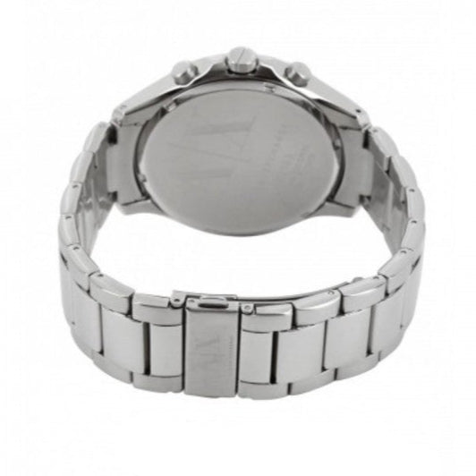 Armani Exchange Hampton Chronograph Black Dial Silver Steel Strap Watch For Men - AX2163 Buy Now By Armani Exchange