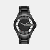 Armani Exchange Hampton Chronograph Black Dial Black Steel Strap Watch For Men - AX2192 Buy Now By Armani Exchange