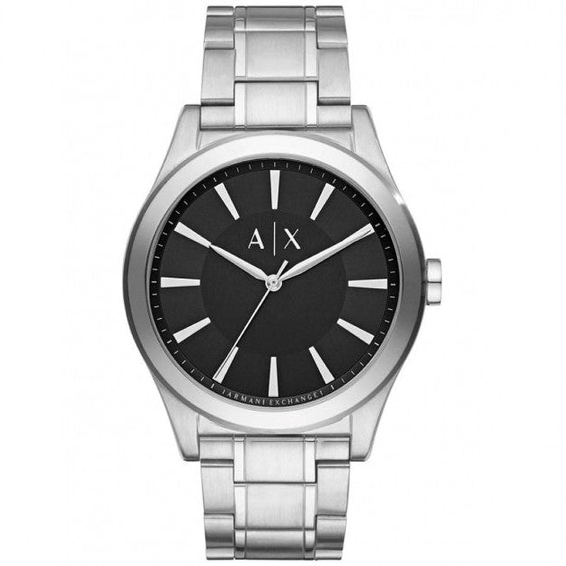 Armani Exchange Nico Analog Black Dial Silver Steel Strap Watch For Men - AX2320 Buy Now By Armani Exchange