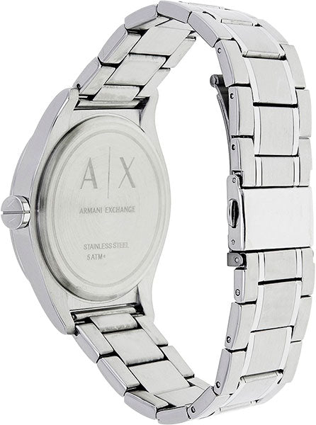 Armani Exchange Nico Analog Black Dial Silver Steel Strap Watch For Men - AX2320 Buy Now By Armani Exchange