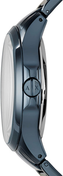 Armani Exchange Hampton Skeleton Grey Dial Blue Steel Strap Watch For Men - AX2401 Buy Now By Armani Exchange