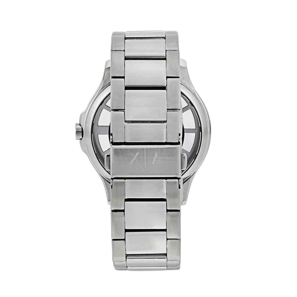 Armani Exchange Hampton Chronograph Grey Dial Silver Steel Strap Watch For Men - AX2405 Buy Now By Armani Exchange