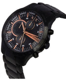 Armani Exchange Chronograph Black Dial Black Steel Strap Watch For Men - AX2429 Buy Now By Armani Exchange