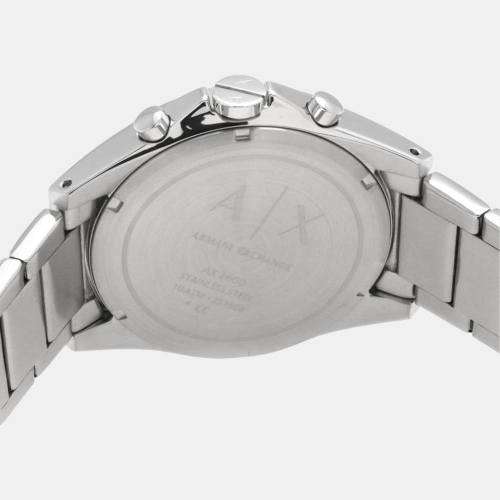 Armani Exchange Drexler Chronograph Black Dial Silver Steel Strap Watch for Men - AX2600 Buy Now By Armani Exchange