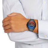 Armani Exchange Drexler Chronograph Black Dial Black Steel Strap Watch For Men - AX2615 Buy Now By Armani Exchange
