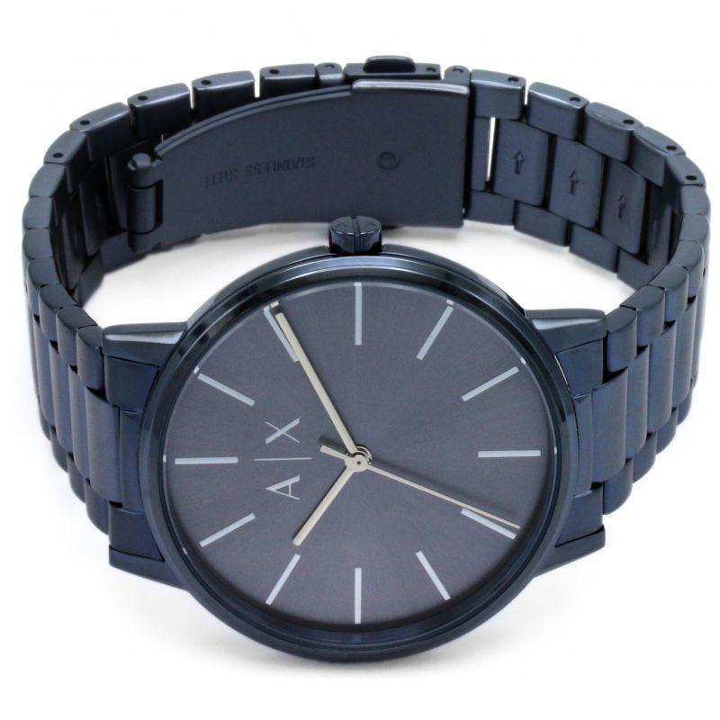 Armani Exchange Cayde Analog Blue Dial Blue Steel Strap Watch For Men - AX2702 Buy Now By Armani Exchange