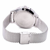 Armani Exchange Cayde Chronograph Black Dial Silver Mesh Strap Watch For Men - AX2714 Buy Now By Armani Exchange