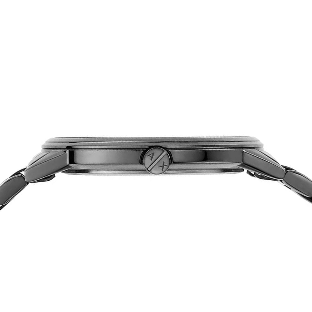 Armani Exchange Cayde Analog Grey Dial Grey Steel Strap Watch For Men - AX2722 Buy Now By Armani Exchange