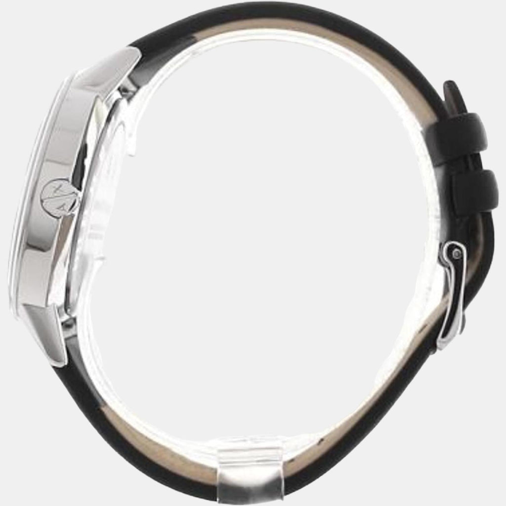 Armani Exchange Cayde Chronograph Black Dial Black Leather Strap Watch for Men - AX2745 Buy Now By Armani Exchange