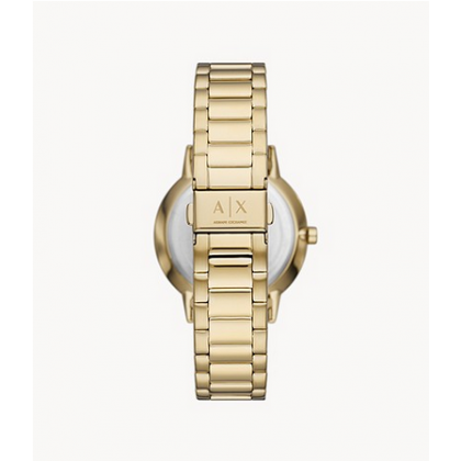 Armani Exchange Cayde Chronograph Black Dial Gold Steel Strap Watch for Men - AX2747 Buy Now By Armani Exchange