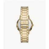 Armani Exchange Cayde Chronograph Black Dial Gold Steel Strap Watch for Men - AX2747 Buy Now By Armani Exchange