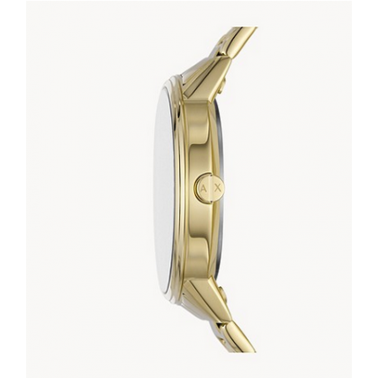 Armani Exchange Cayde Chronograph Black Dial Gold Steel Strap Watch for Men - AX2747 Buy Now By Armani Exchange