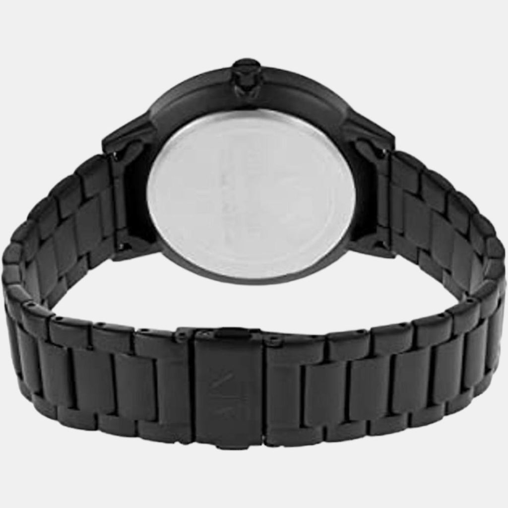 Armani Exchange Cayde Chronograph Black Dial Black Steel Strap Watch for Men - AX2748 Buy Now By Armani Exchange